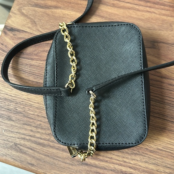 Black Leather Michael Kors Crossbody Bag Small - Picture 4 of 6